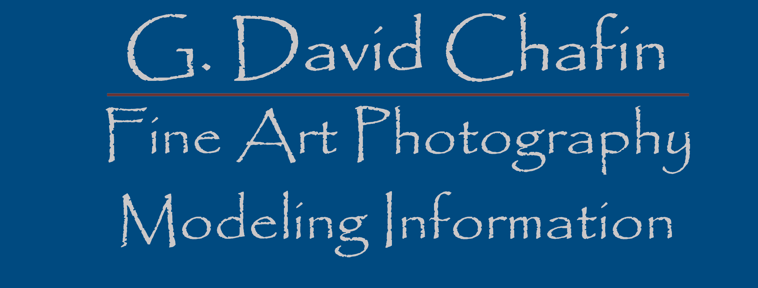 G. David Chafin Fine Art Photography